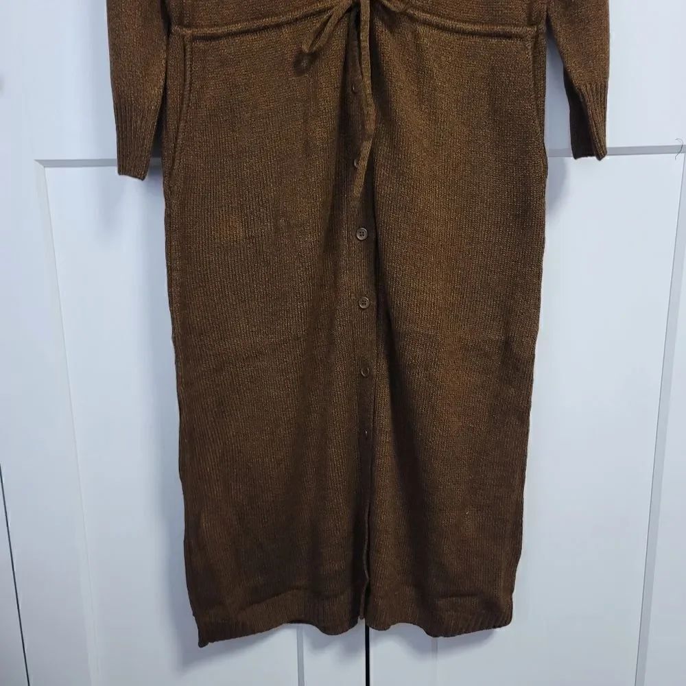 Who what wear collection Shayna gathered duster dress, large - Picture 2 of 11